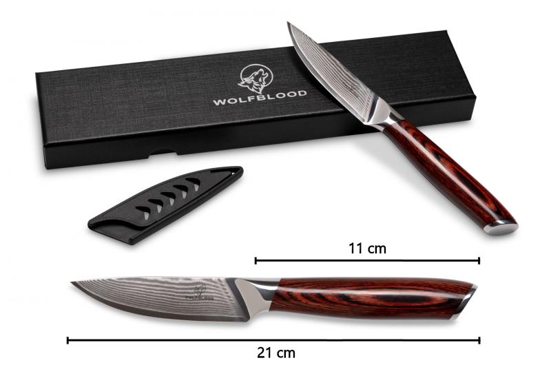 Schälmesser S (21 cm) - Wolfblood RED